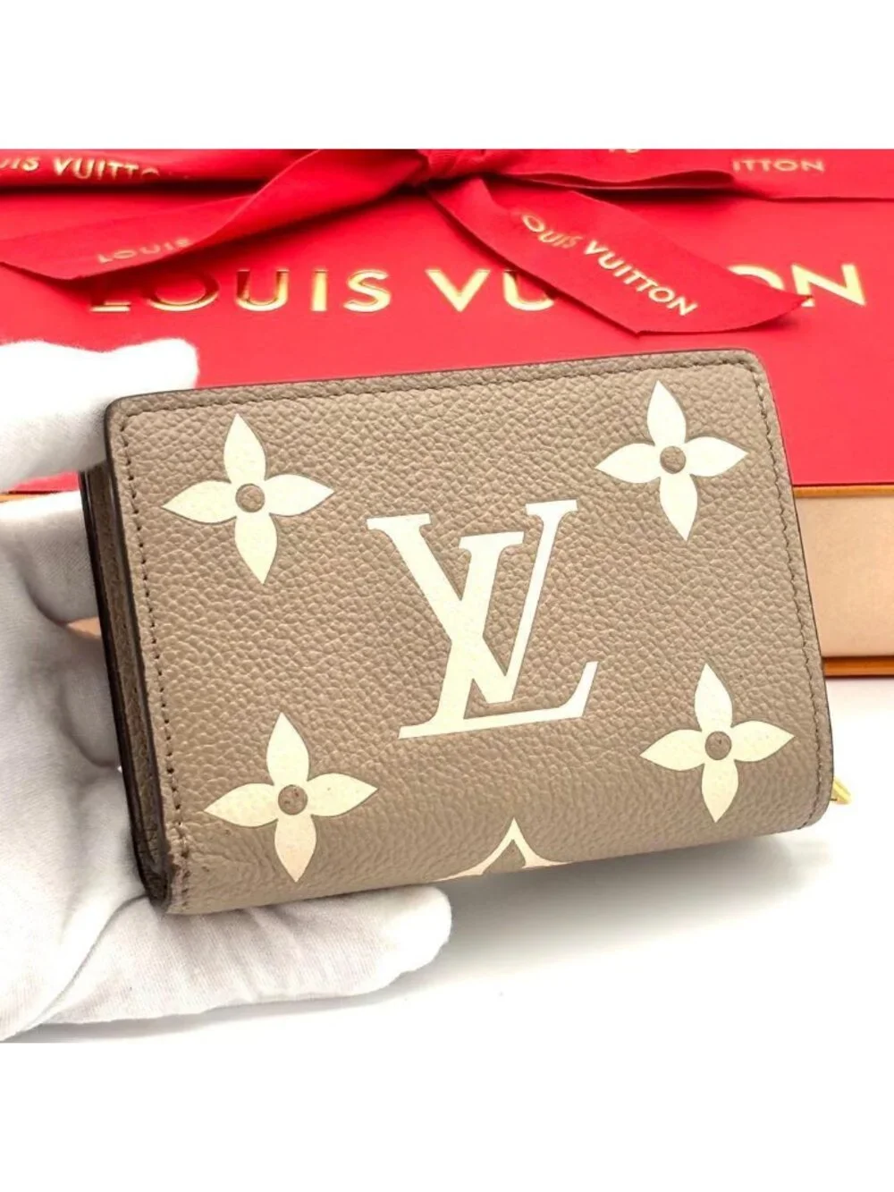 Louis Vuitton Wallet Portefeuille Clair Bicolor Tourterelle